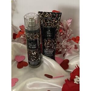 Set Of 2 Bath & Body Works, A Toast To You, Mist Spray & Body Cream